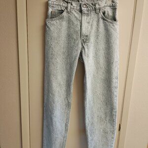 Women's Vintage 80's Levi's Gray Acid Washed High Waist 31/30
